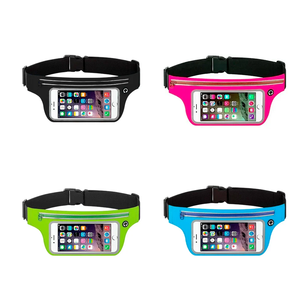 Cangurera protectora sport gym para celular, variedad de colores / fu…