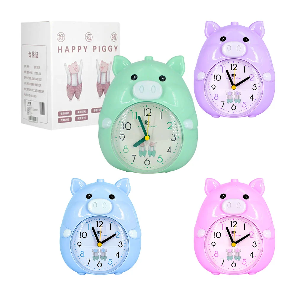 Reloj alarma despertador ruisung en forma de cerdito, variedad de col…