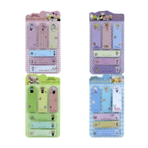 Blíster con 120 post it o notas adhesivas, separadores con diseño kaw…