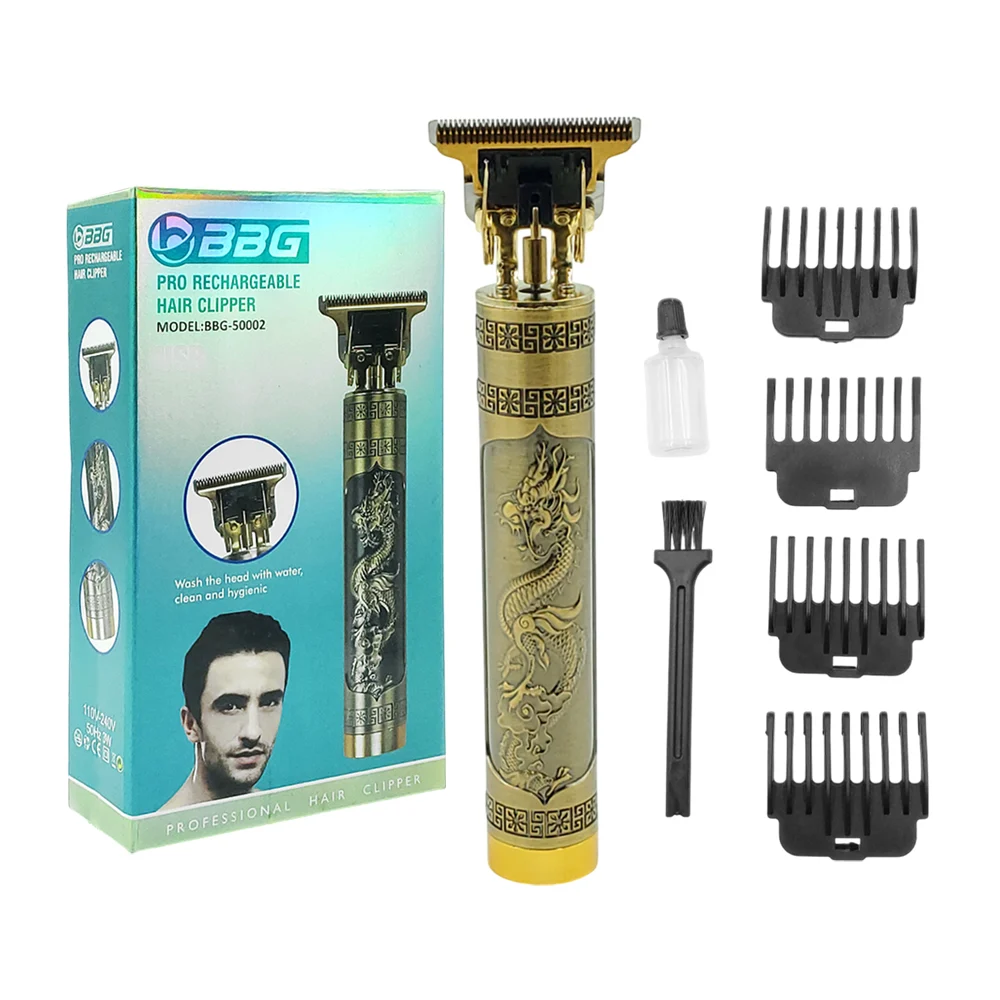 Máquina rasuradora recargable para cortar cabello con 4 cabezas inter…