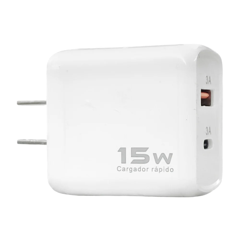 Cubo cargador buytiti con puerto usb-c para carga rápida, 15w, car-203