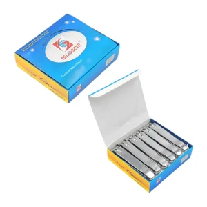 Caja con 12 cortaúñas metálicos globeye de 8cm