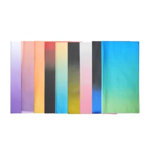 Paquete con 20 pliegos de papel coreano en colores degradados, varied…