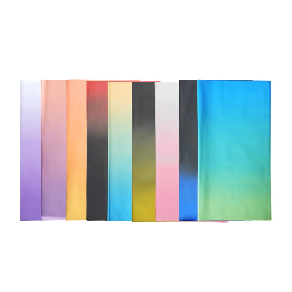 Paquete con 20 pliegos de papel coreano en colores degradados, varied…