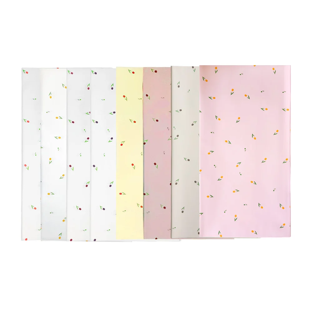 Paquete con 20 pliegos de papel coreano con estampado de tulipanes, v…