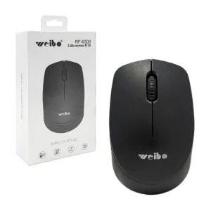 Mouse inalámbrico Weibo con precisión de 1600 dpi y conexión 2.4g