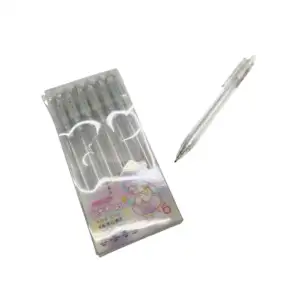 Paquete de 6 plumas / bolígrafos retráctiles jiandan tinta blanca con…