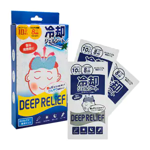 Paquete con 10 parches de gel para refrescar y prevenir el calor, lar…