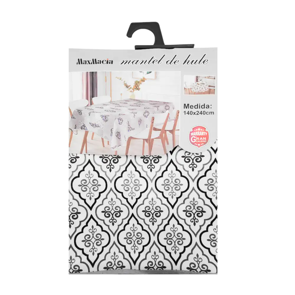 Mantel maxmacia de tela, estampado tipo vintage o colonial, 140cm x 2…