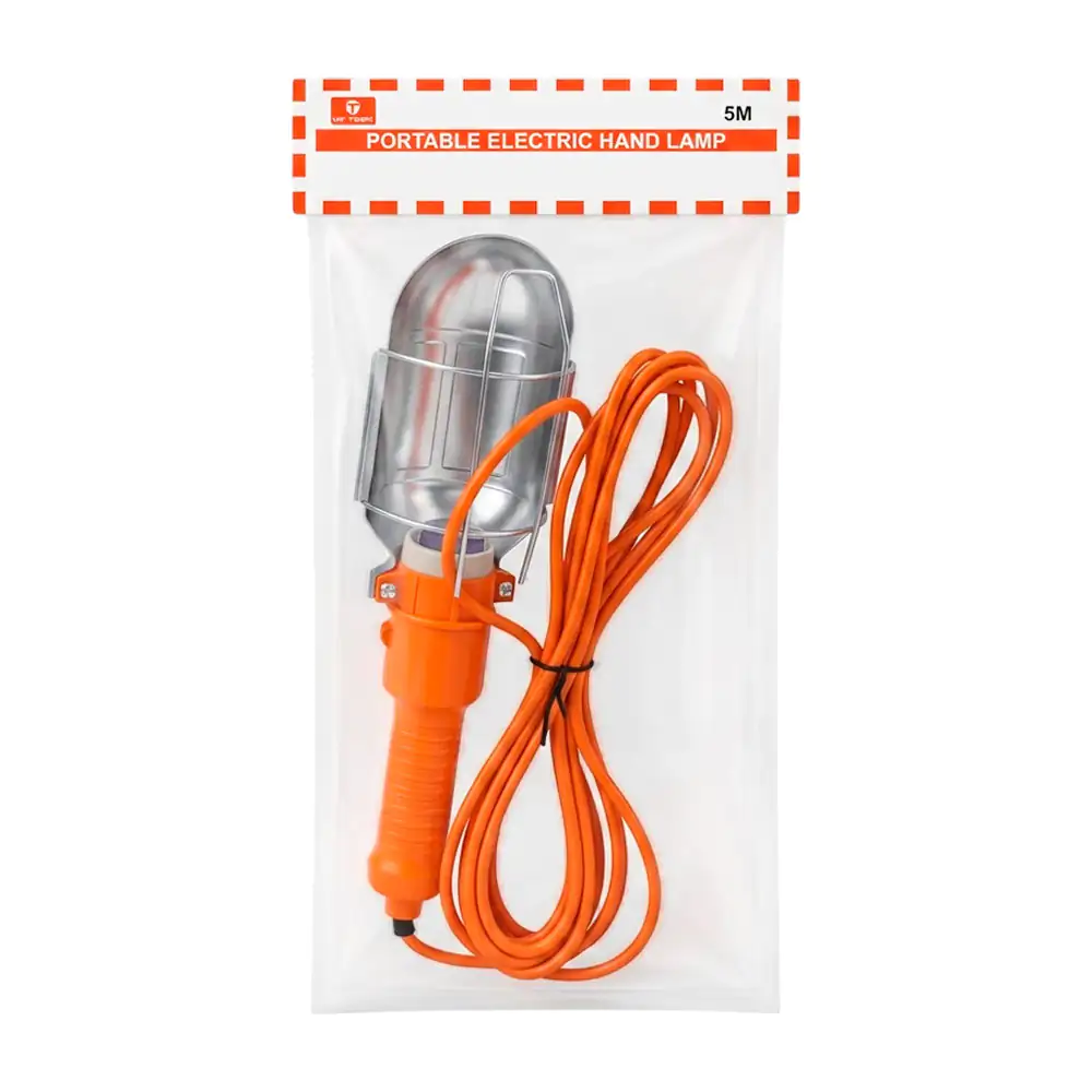 Lámpara portátil de taller - trabajo con cable de 5m + interruptor de…
