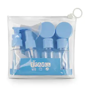 Set estuche de viaje con 4 botellas dispensadoras y 2 contenedores re…