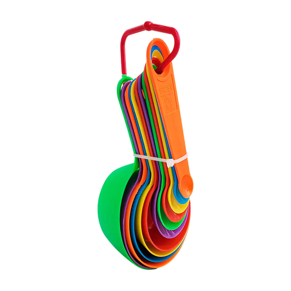 Juego con 12 cucharas medidoras desde 1/8tsp hasta 1 taza, variedad d…