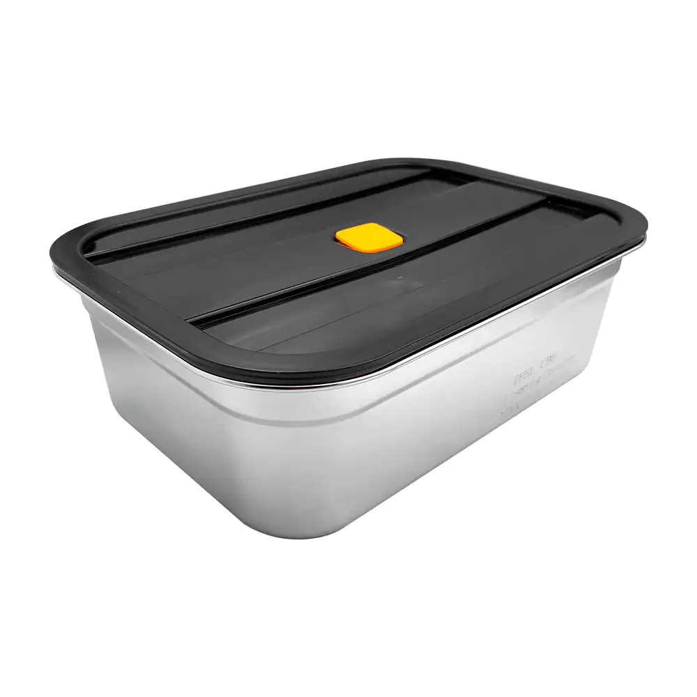 Contenedor de acero inoxidable con capacidad de 5500ml, cierre hermét…