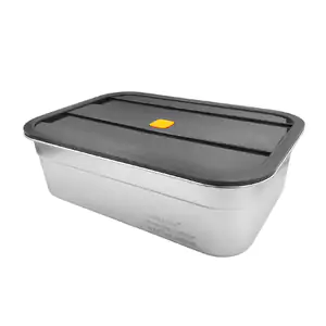 Contenedor de acero inoxidable con capacidad 10500ml, cierre hermético