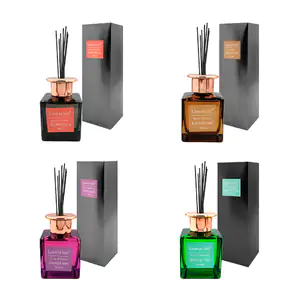 Aromatizante difusor de fragancia, frasco de vidrio + varillas, 150ml…