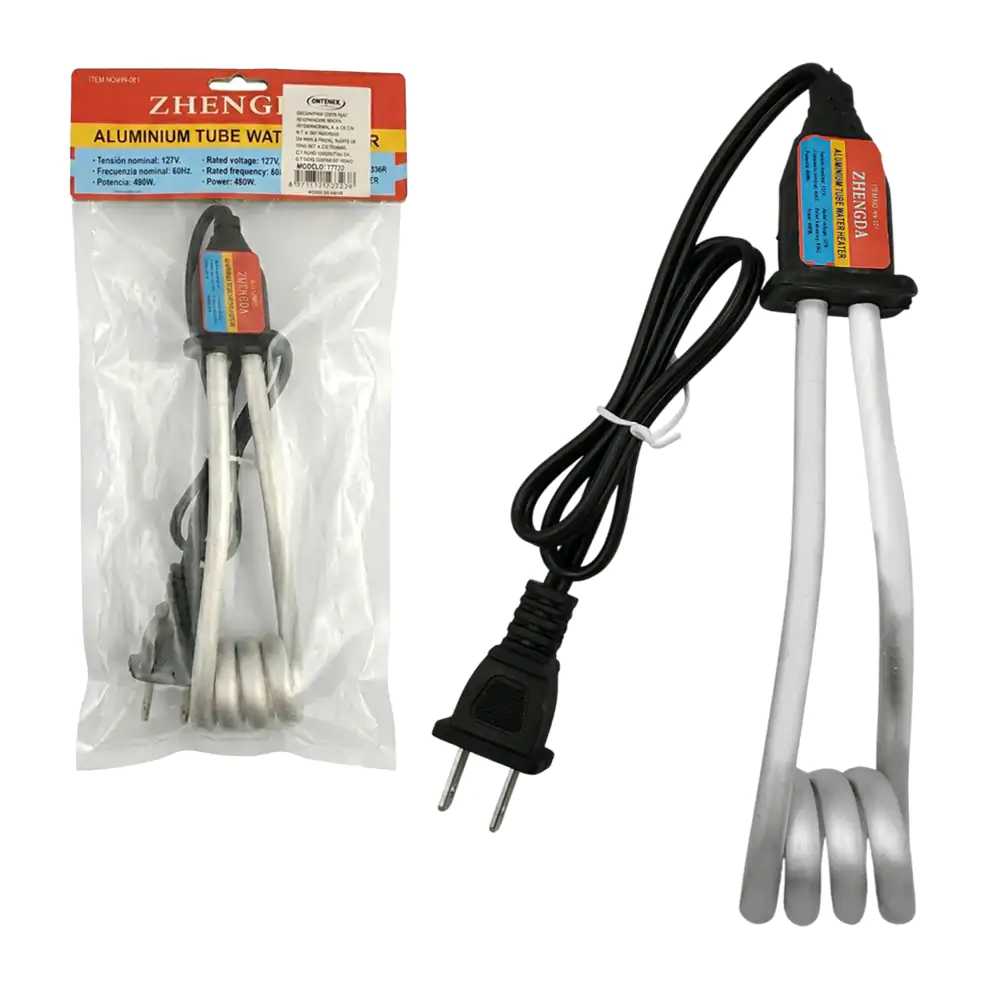 Resistencia calentador eléctrico zhengda de 18cm, con potencia 480w
