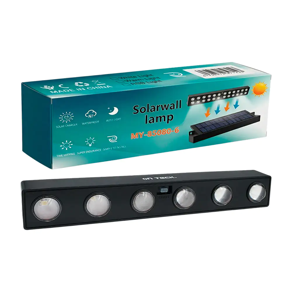 Lámpara solar para exterior, led tipo lupa con luz calida + encendido…