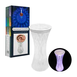 Humidificador con diseño moderno, efecto cristal con luz rgb / 18102