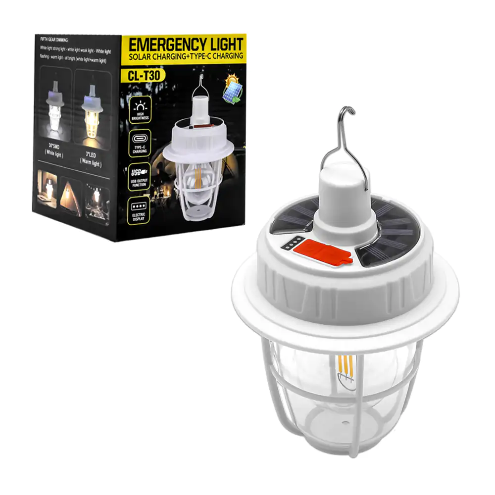 Foco lámpara recargable de emergencia, varios modos de iluminación + …