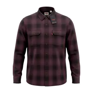 Camisa levis original de franela, cuadros chicos tintos, variedad de …