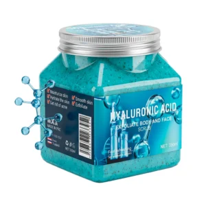 Crema exfoliante facial y corporal con extracto de ácido hialurónico,…