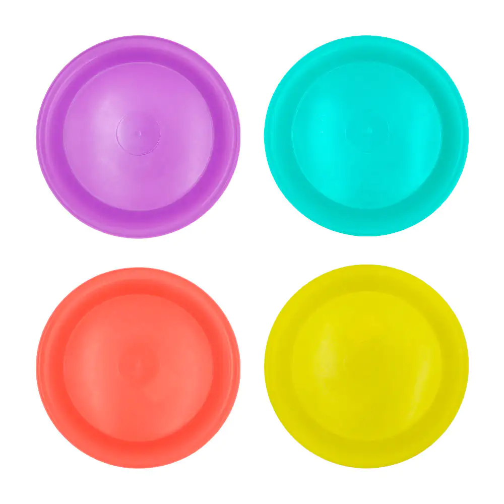 Plato infantil de plástico liso, variedad de colores / 226659.liso / …