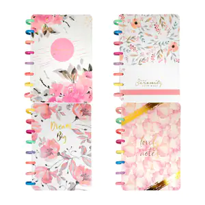 Libreta - cuaderno de raya con 120 hojas y espiral grueso de colores,…