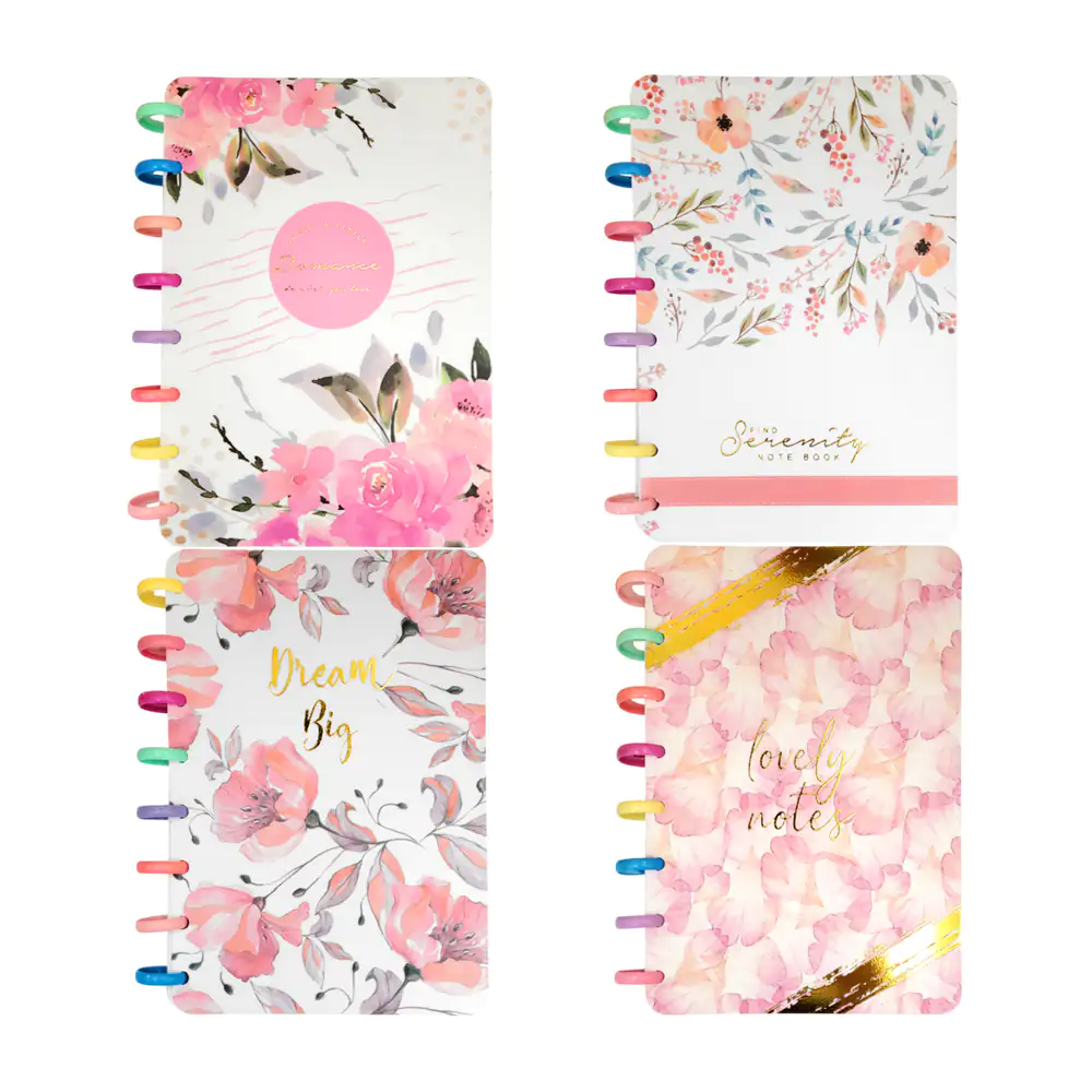 Libreta - cuaderno de raya con 120 hojas y espiral grueso de colores,…