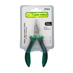 Pinza lion tools de punta y corte con mango antiderrapante, 4 1/2 pul…