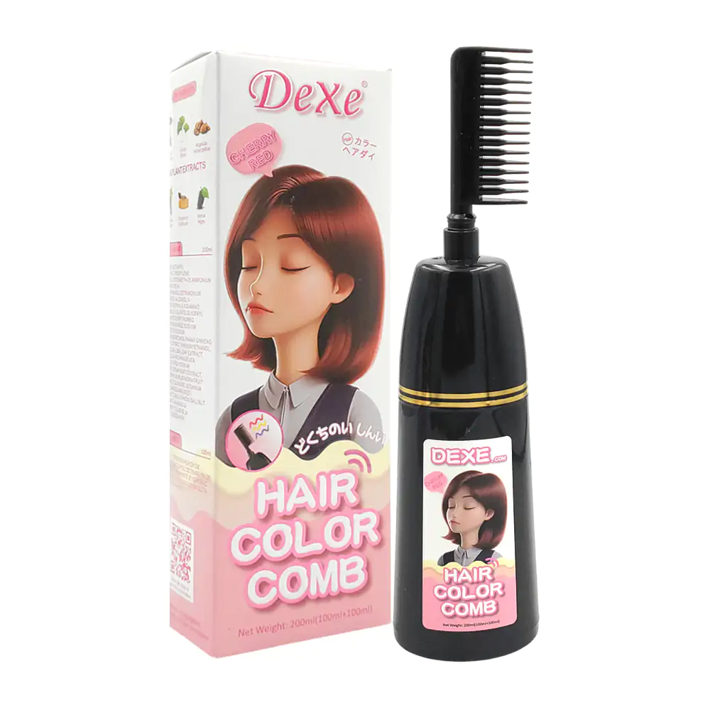 Tinte para el cabello, tono pelirrojo cereza, 200ml + accesorios / 31…
