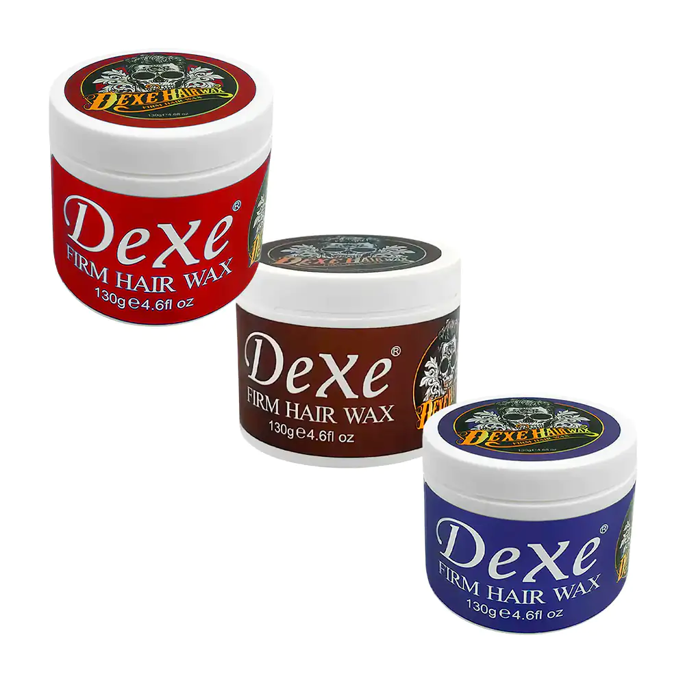Bote de cera para el cabello, larga duración y extra firmeza, 130g, v…