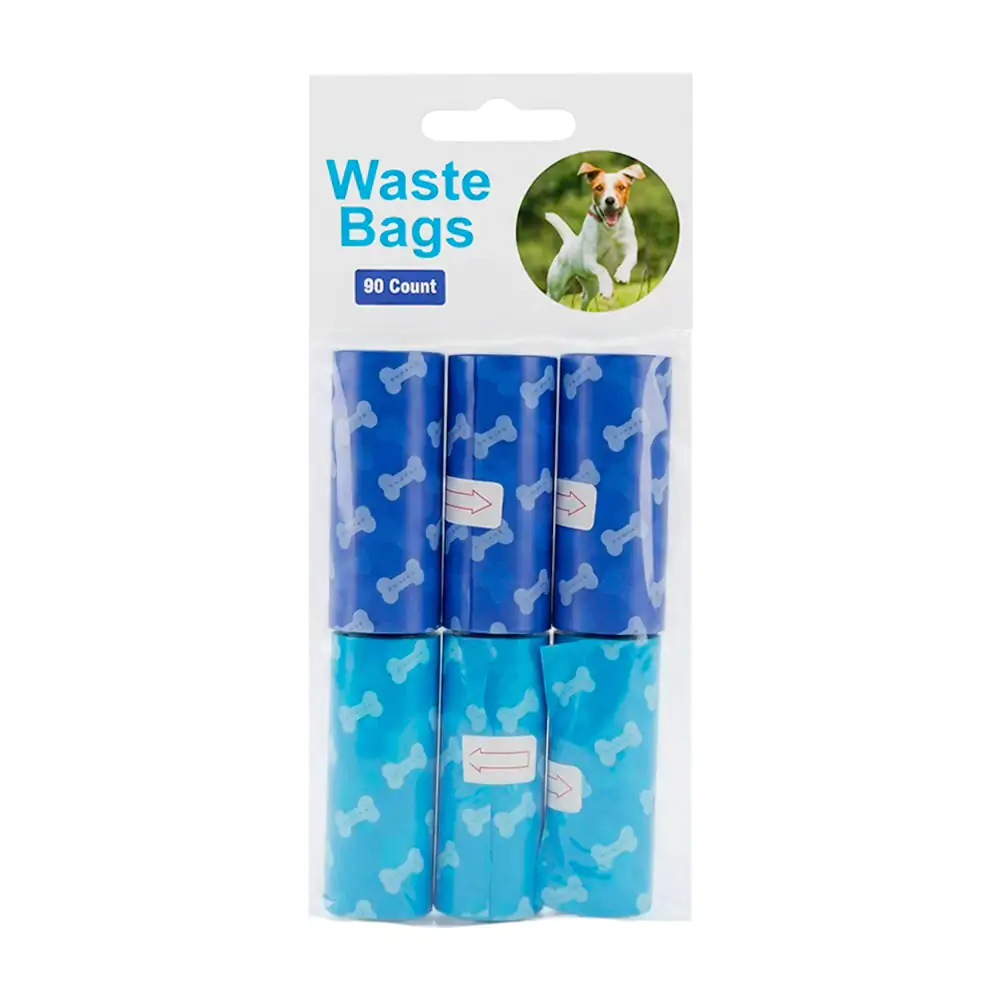 Paquete con 6 rollos de bolsas para heces con estampado de huesos / 6…