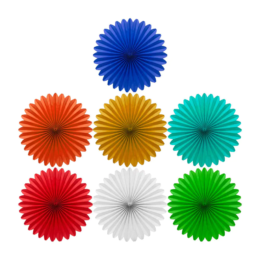 Adorno de papel china en forma de flor 45cm, variedad de colores / fl…