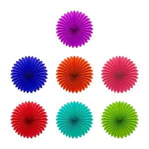 Adorno de papel china en forma de flor 23cm, variedad de colores / fl…