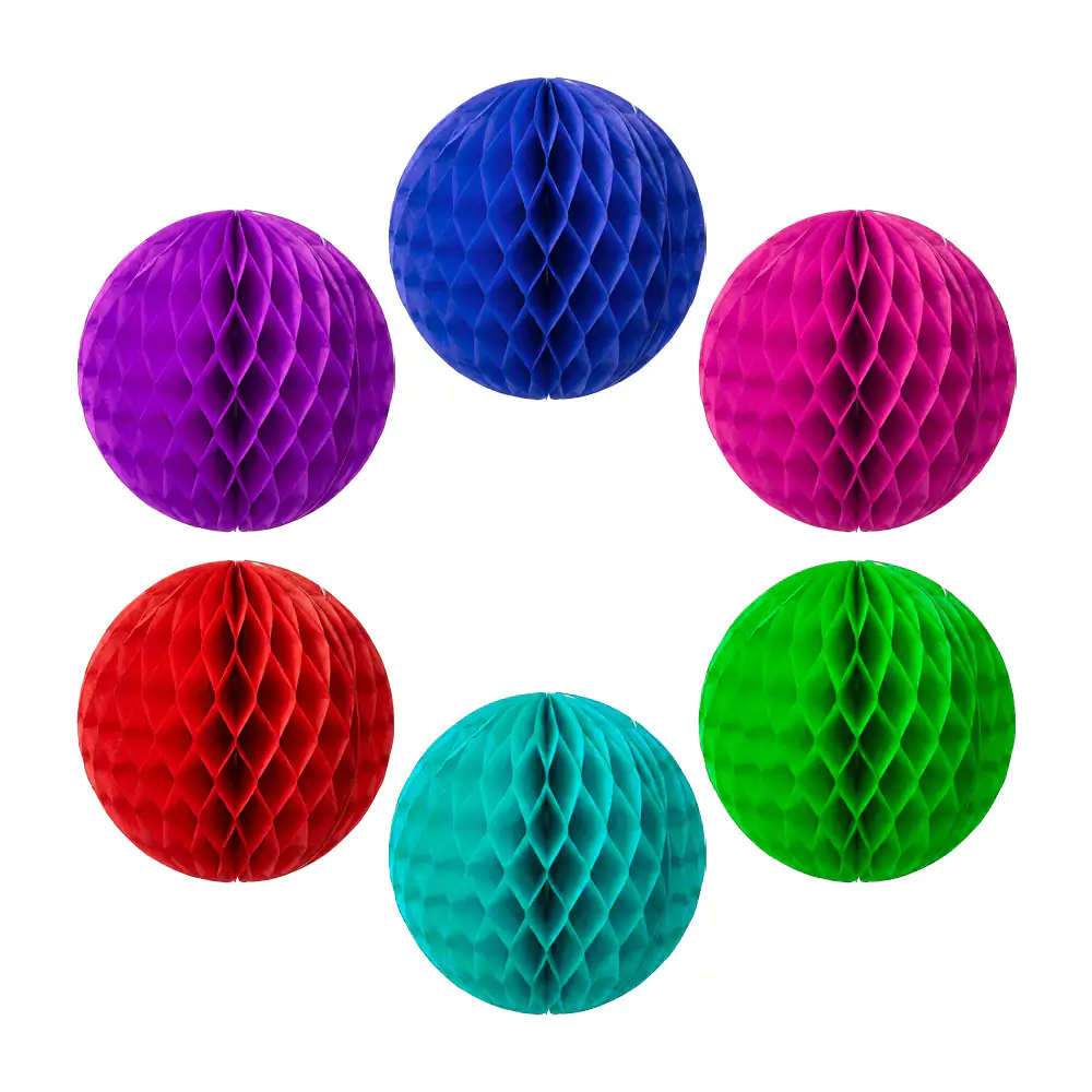 Adorno colgante 3d en forma de esfera de papel china 10.5cm, variedad…