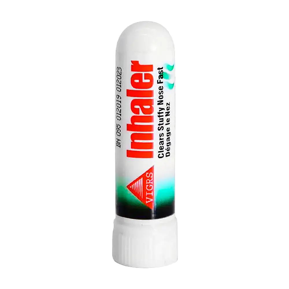1pza inhalador nasal de bolsillo con mentol para aliviar la congestión