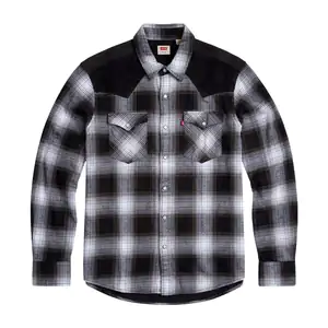 Camisa levis original de franela con botones elegantes, cuadros grand…