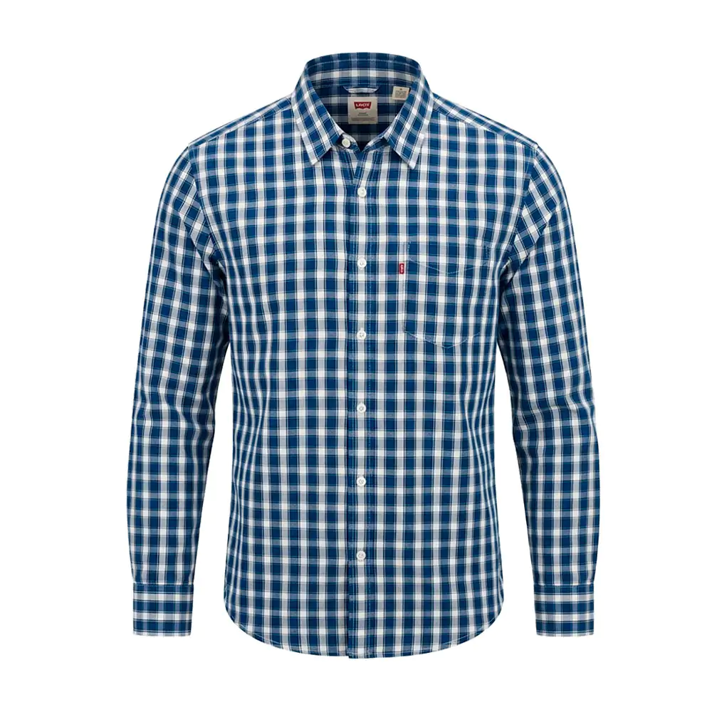 Camisa estándar levis de vestir con diseño de cuadros bicolor varieda…