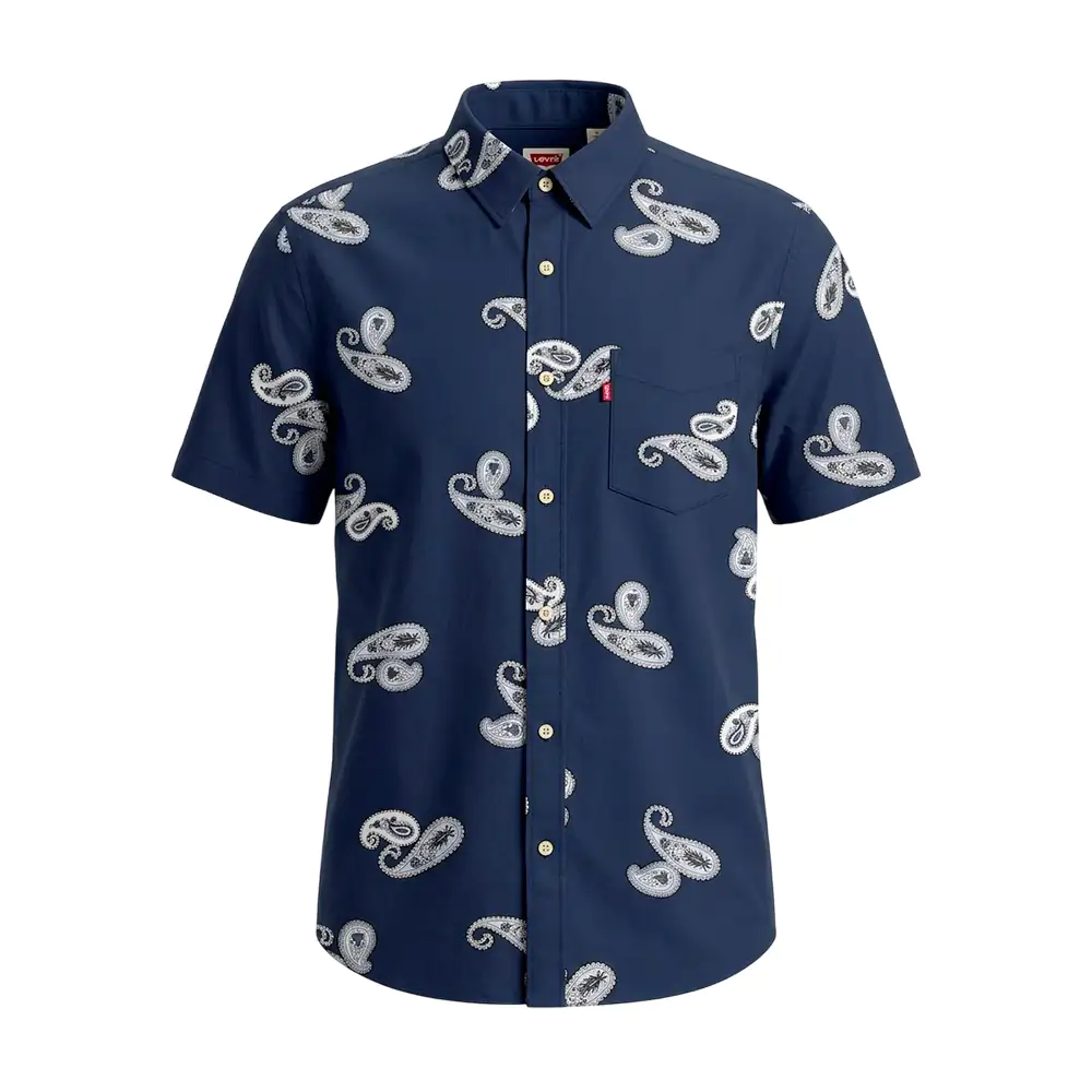 Camisa casual levis de manga corta con estampado de mándala, variedad…