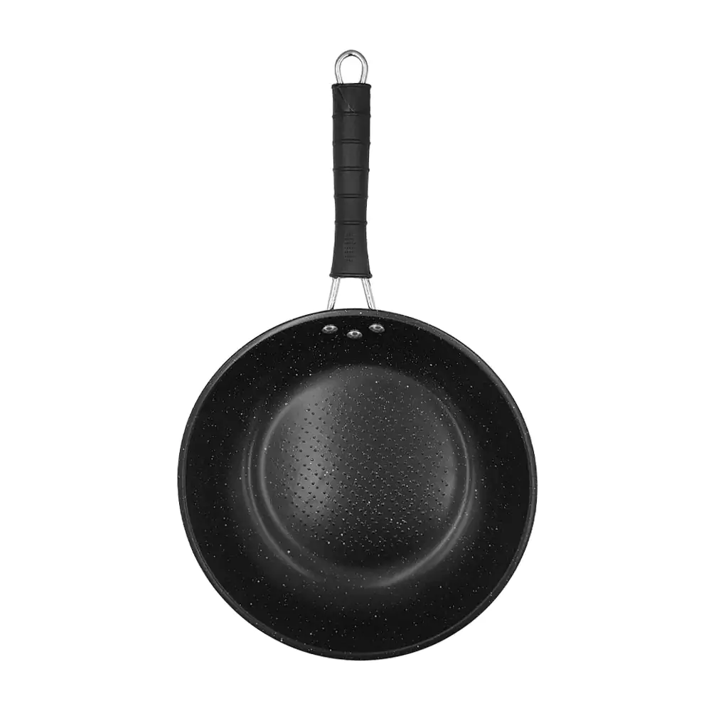 Sartén antiadherente con textura y mango de plástico con relieve / 92…