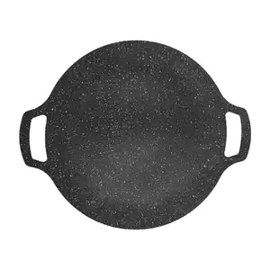 Comal redondo synmore aniadherente de 39cm en color negro y con agarr…