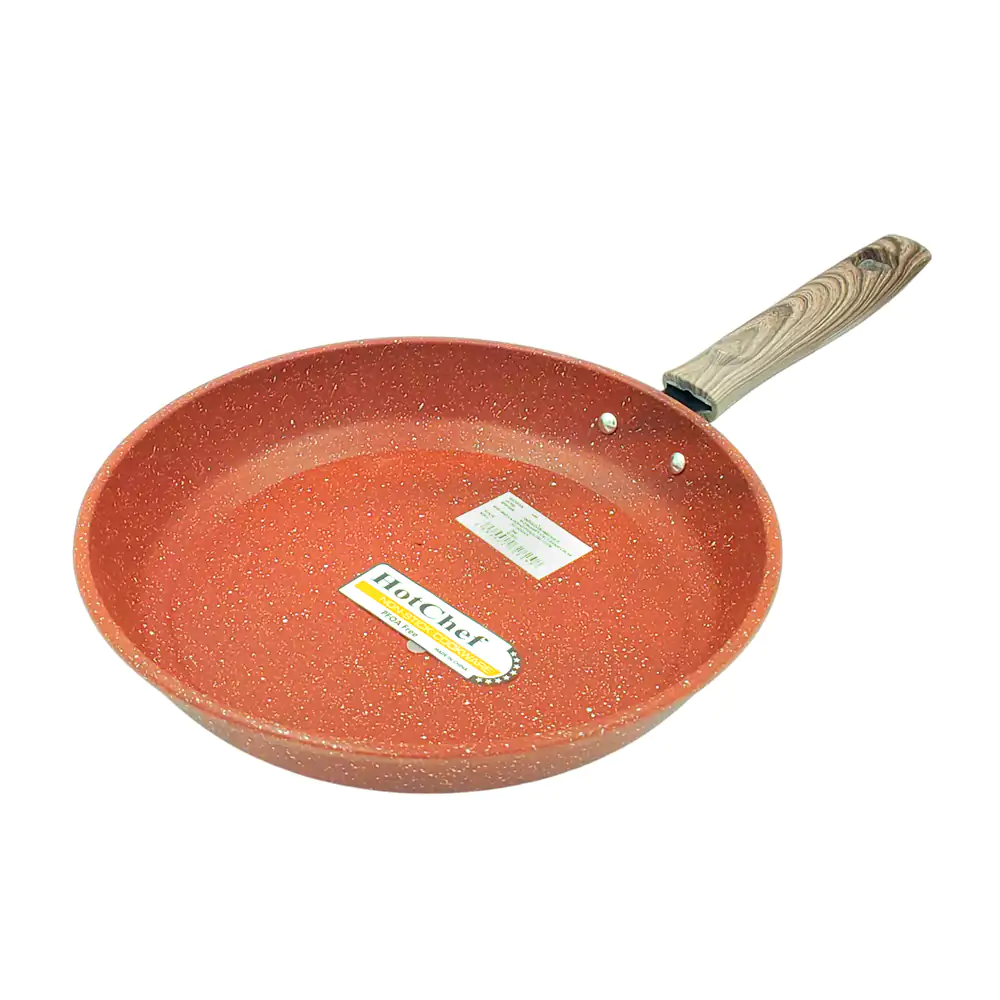 Sartén hotchef antiadherente de 25cm en color tinto con mango tipo ma…
