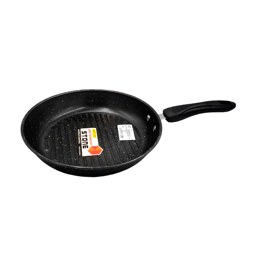 Sartén parrilla hotchef antiadherente de 24cm con mango de plástico c…
