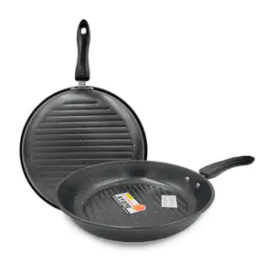 Sartén parrilla hotchef antiadherente de 27cm con mango de plástico c…
