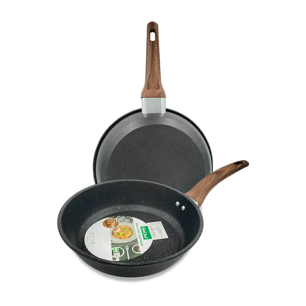 Sartén hotchef antiadherente de 23cm en color negro con mango tipo ma…