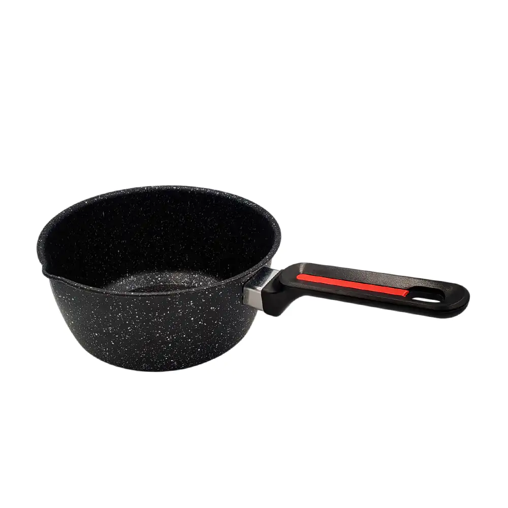 Cacerola antiadherente hotchef de 19cm en color negro y mango de plás…
