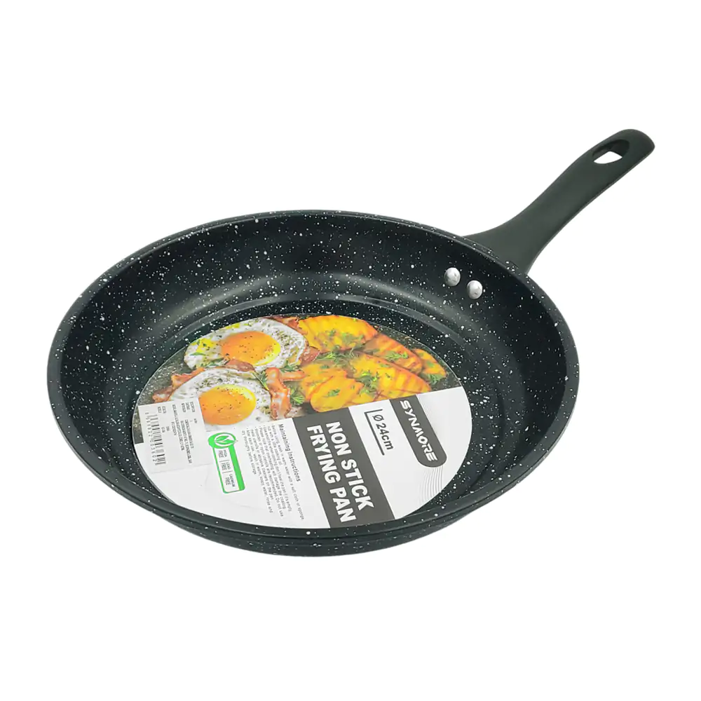 Sartén synmore antiadherente de 24cm en color negro con mango de plás…