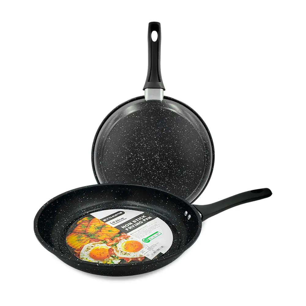 Sartén synmore antiadherente de 28cm en color negro con mango de plás…