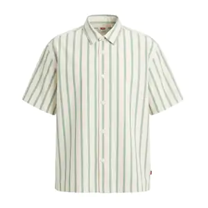 Camisa levis original de vestir, manga corta con diseño de rayas, var…