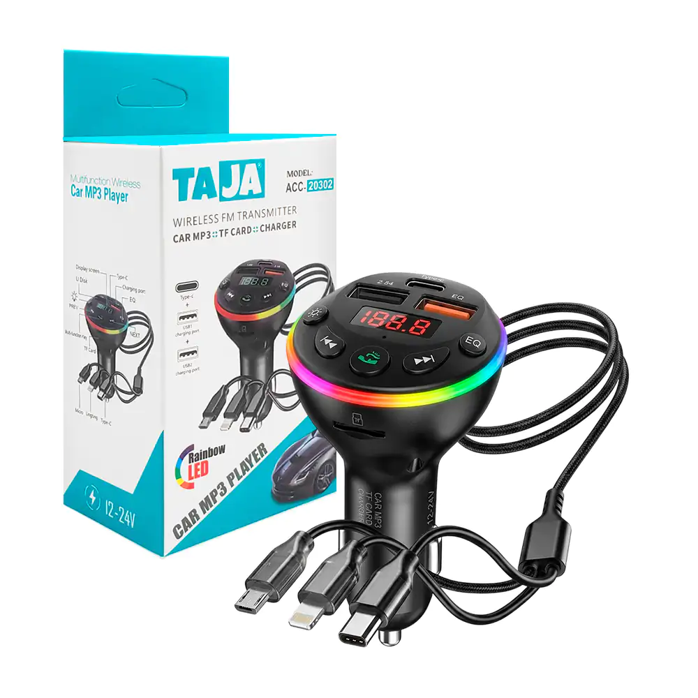 Cargador plug manos libres con múltiples puertos de carga + cable ext…